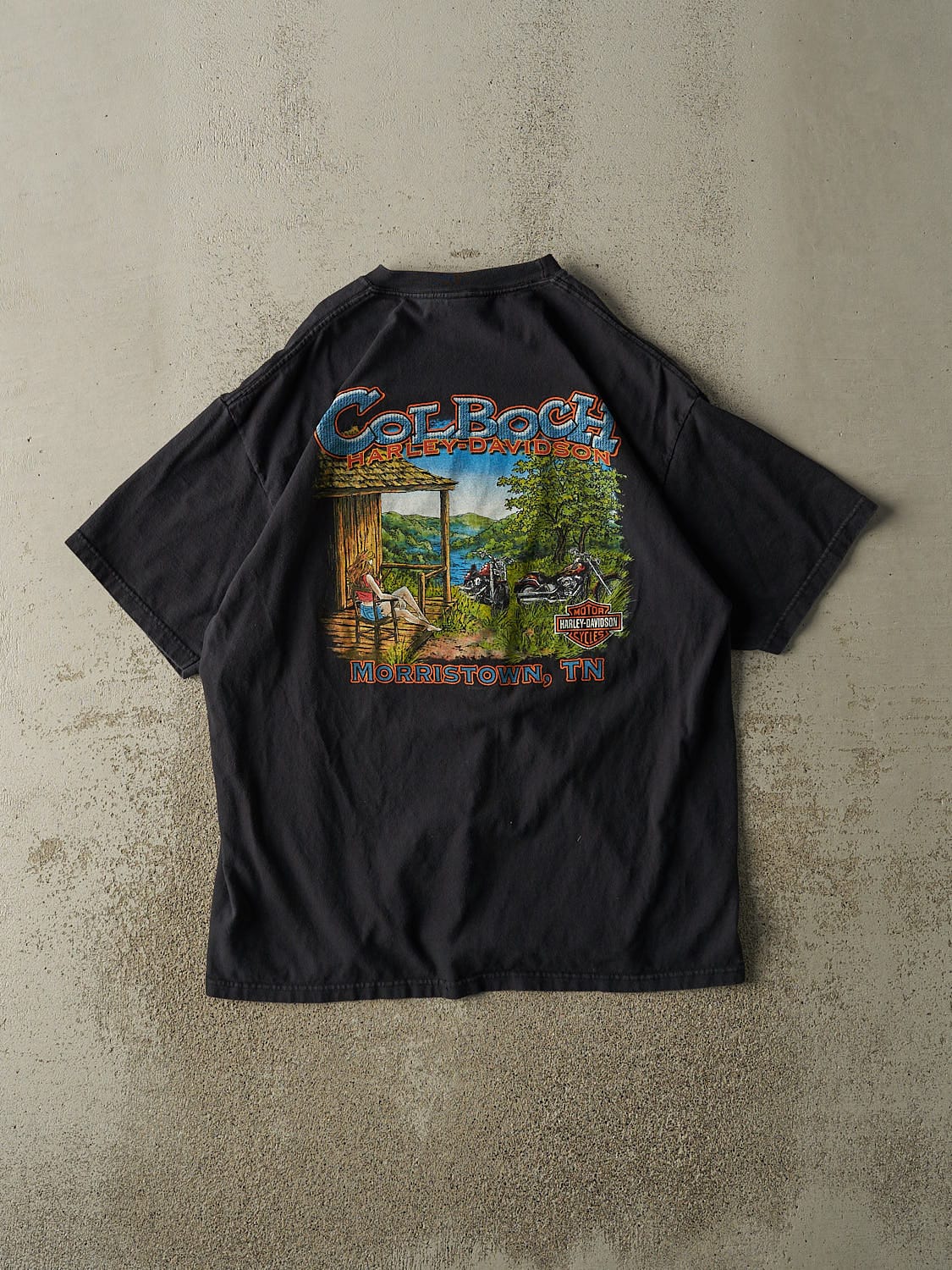 Vintage 06' Black Harley Davidson Morristown, TN Tee (XL)