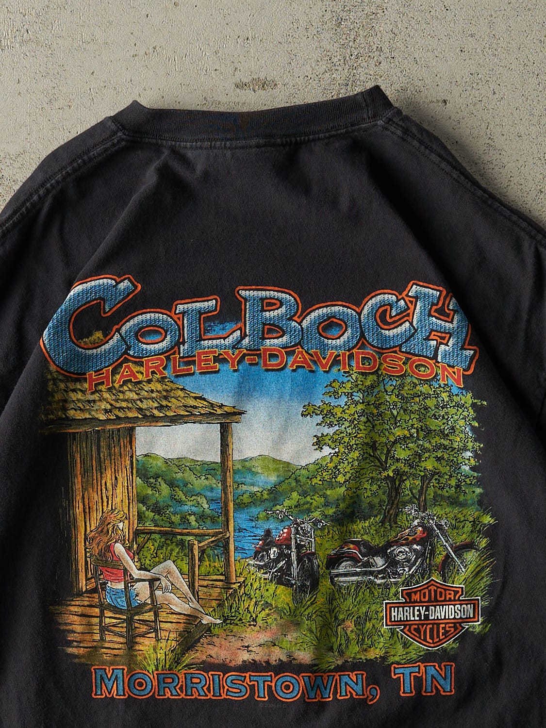 Vintage 06' Black Harley Davidson Morristown, TN Tee (XL)