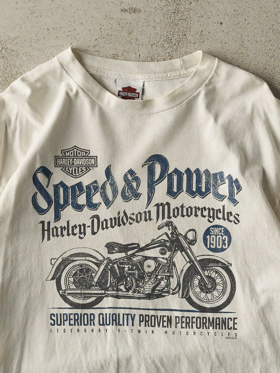 Vintage 13' White Harley Davidson Sioux Falls SD Long Sleeve (M/L)