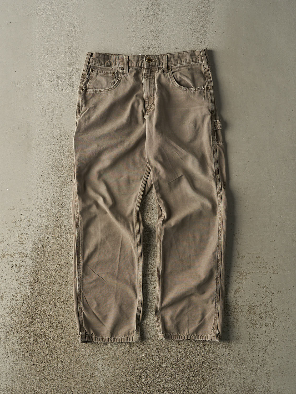 Vintage Y2K Beige Carhartt Carpenter Pants (32x30)