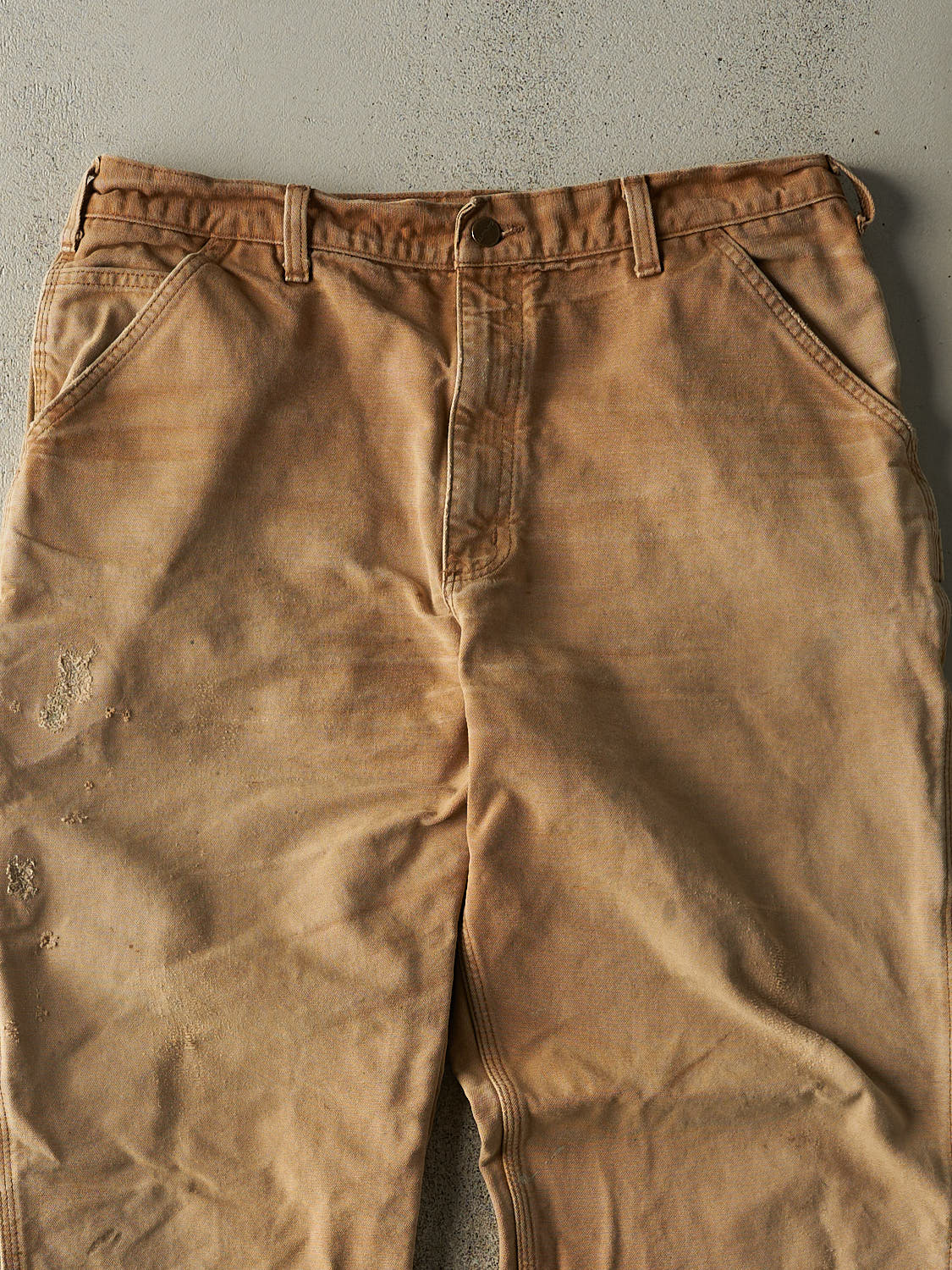Vintage 90s Camel Carhartt Carpenter Pants (34x30.5)