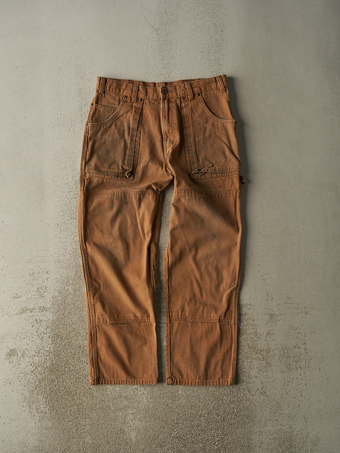 Vintage Y2K Camel Dickies Double Knee Work Pants (33x28.5)