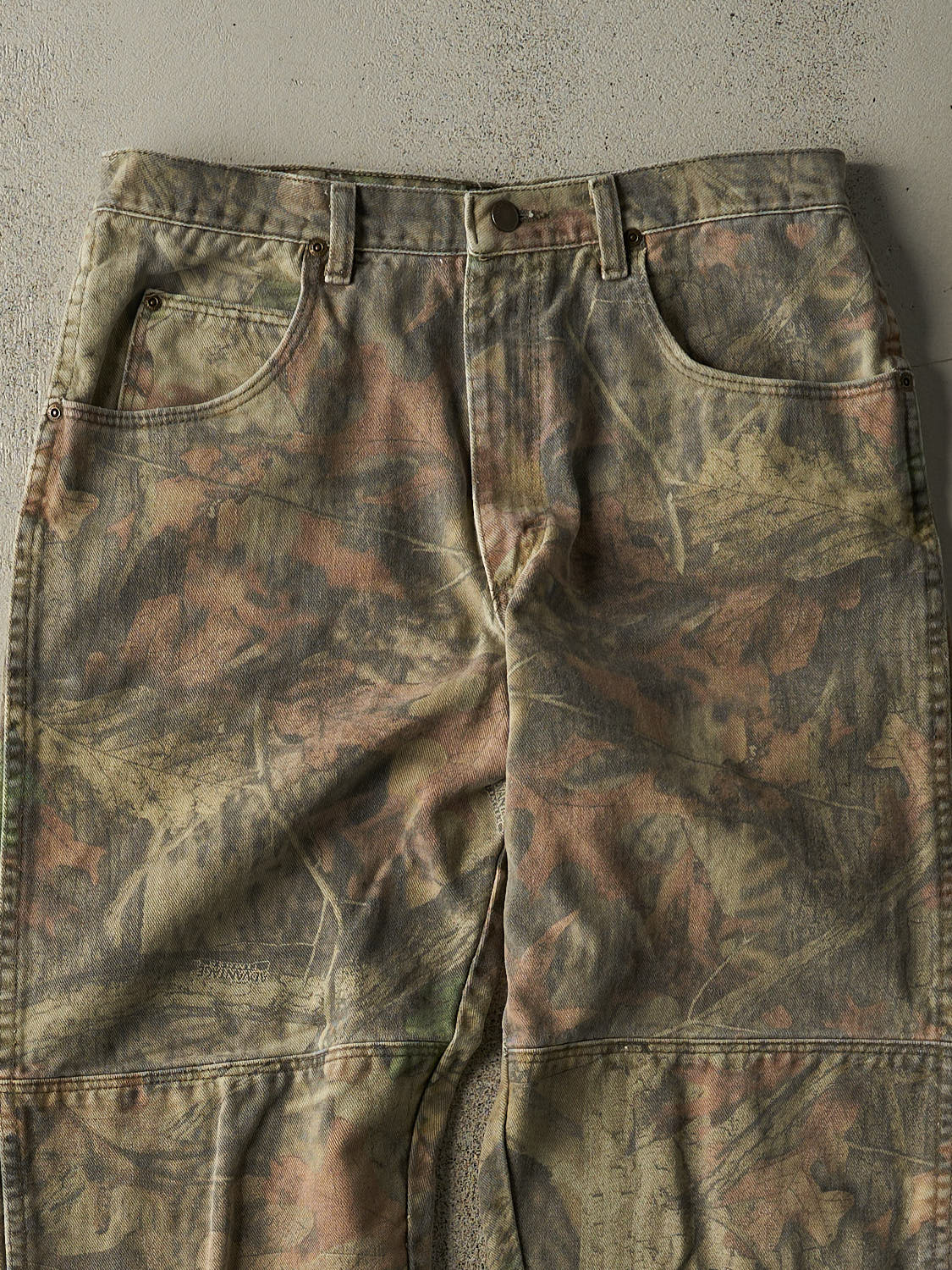 Vintage 90s Camo Wrangler x Advantage Camo Double Knee Pants (32x30)