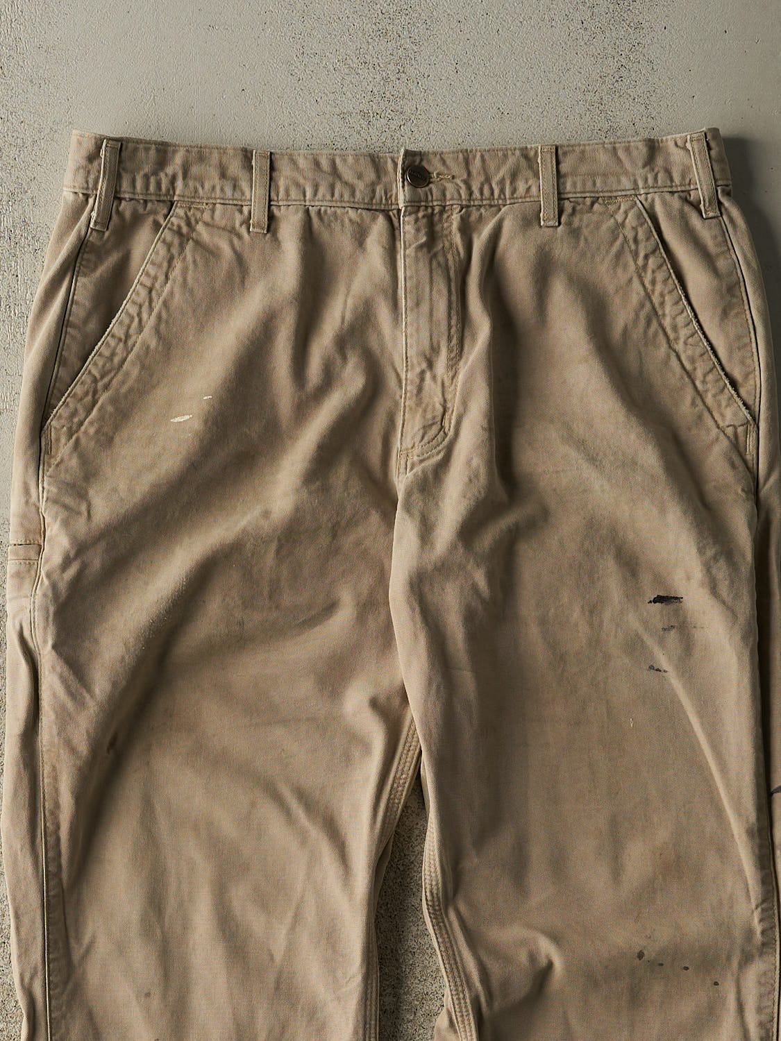 Vintage Y2K Beige Carhartt Work Pants (36x31)