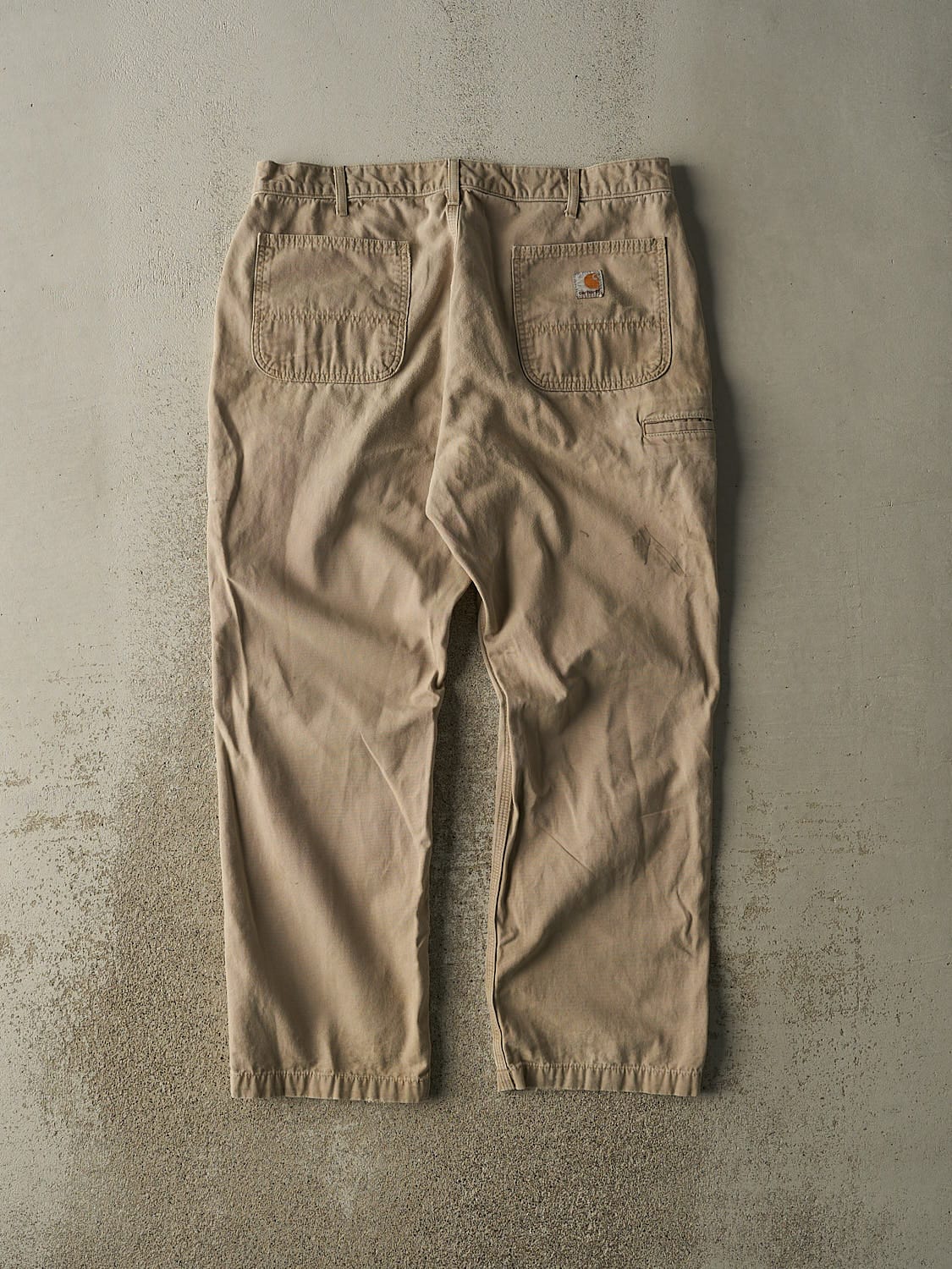 Vintage Y2K Beige Carhartt Work Pants (36x31)