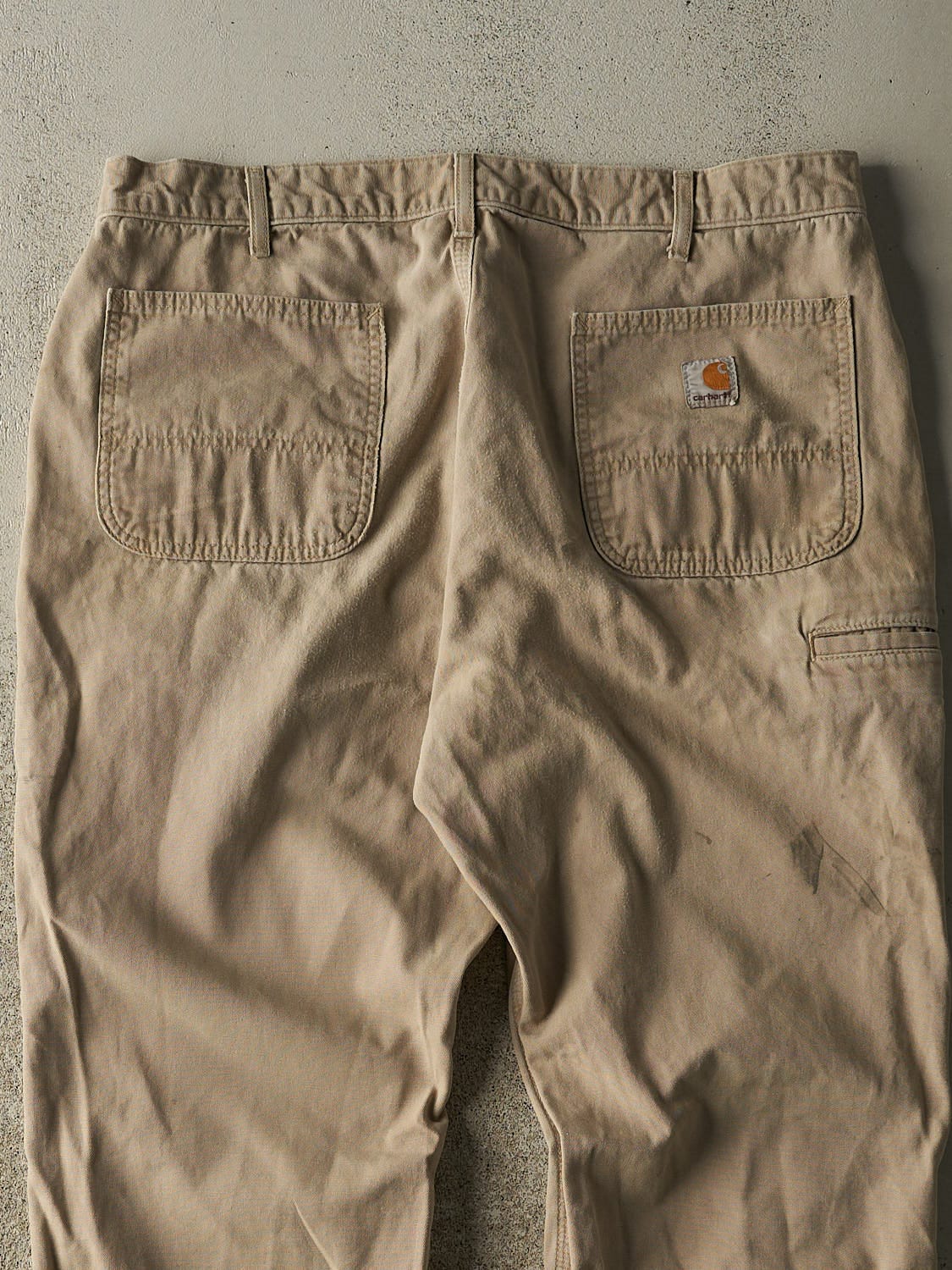 Vintage Y2K Beige Carhartt Work Pants (36x31)