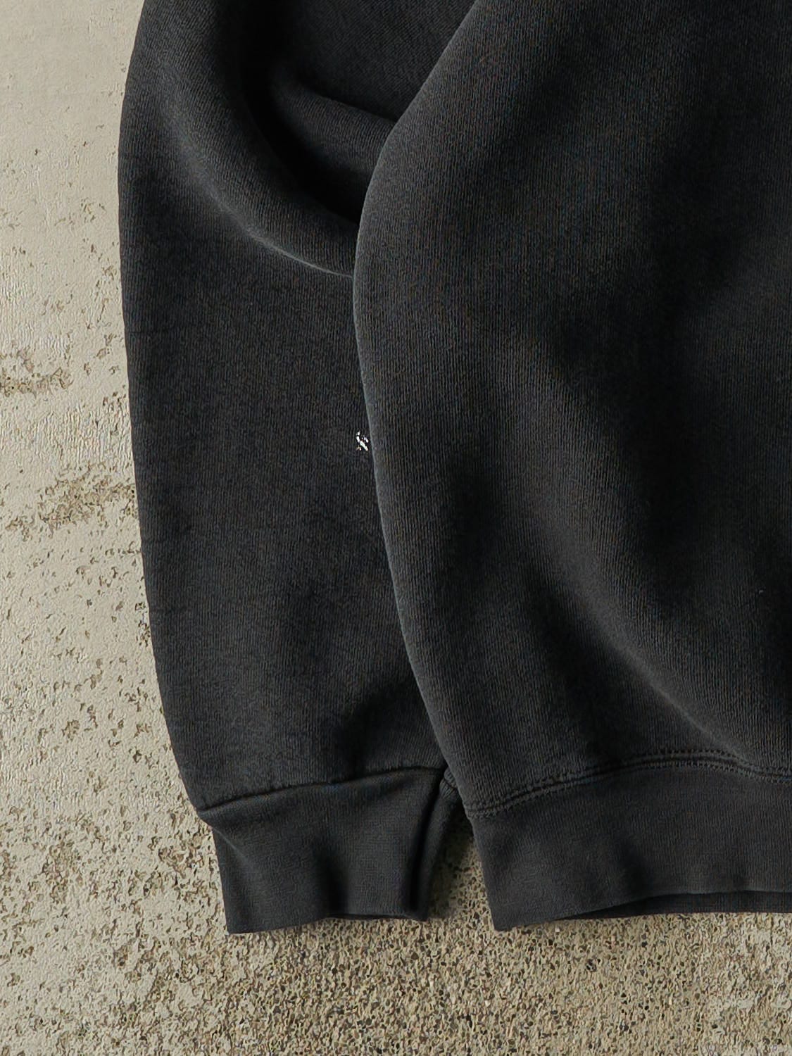 Vintage 90s Faded Black Black Sun Crewneck (L/XL)