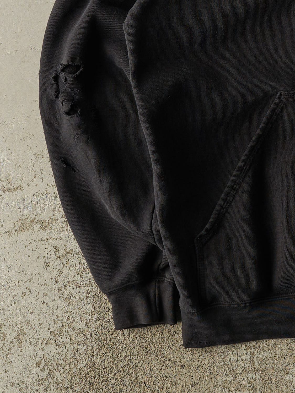 Vintage Y2K Faded Black Carhartt Hoodie (XL/XXL)