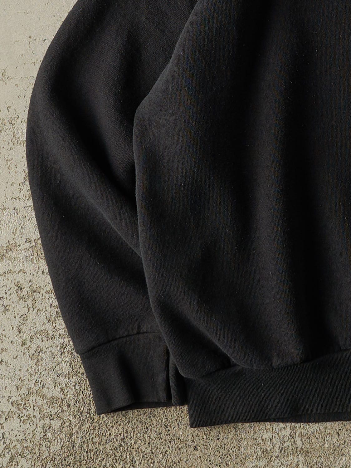Vintage 80s Black Blank Crewneck (S/M)