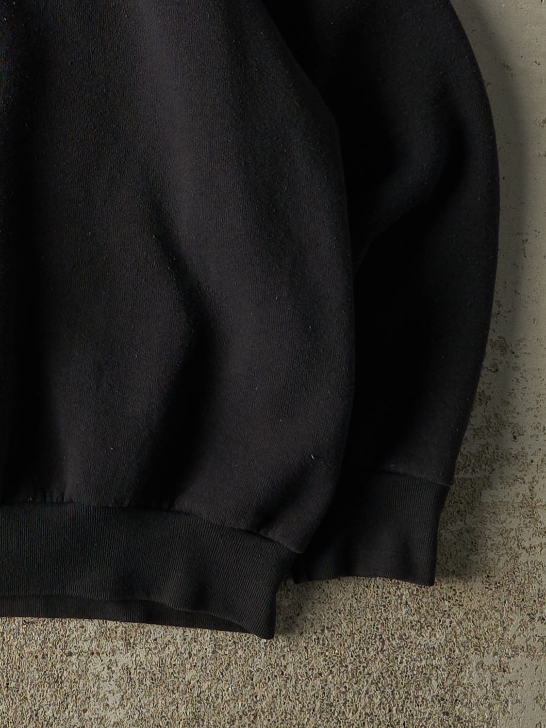 Vintage 80s Black Blank Crewneck (S/M)