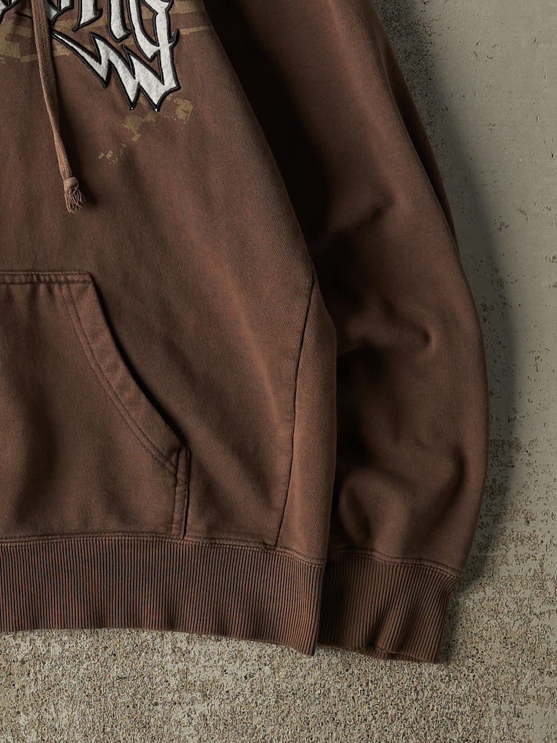 Vintage Y2K Brown Billabong Zip Up Hoodie (S)