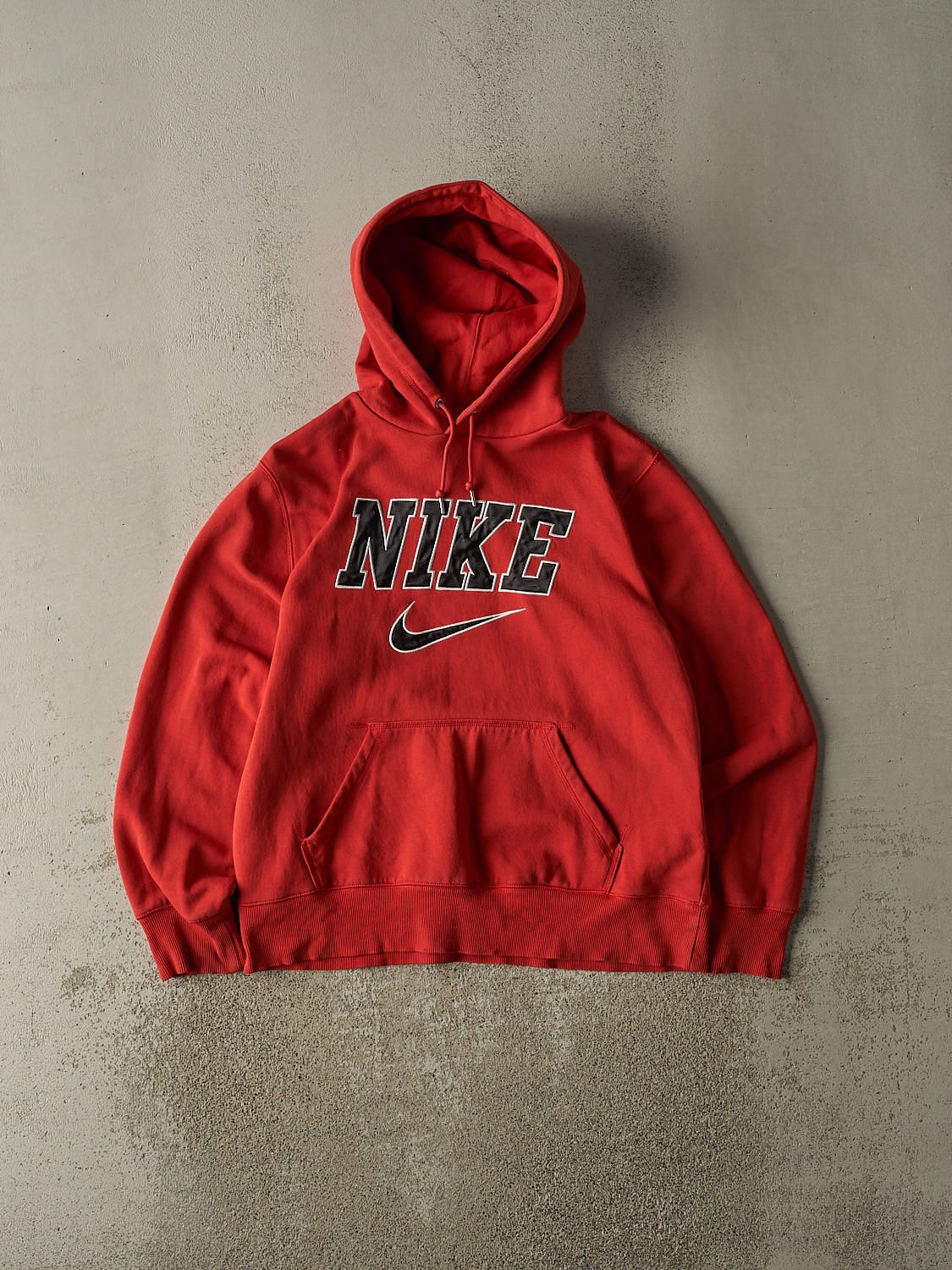 Vintage Y2K Red Nike Embroidered Hoodie (M/L)