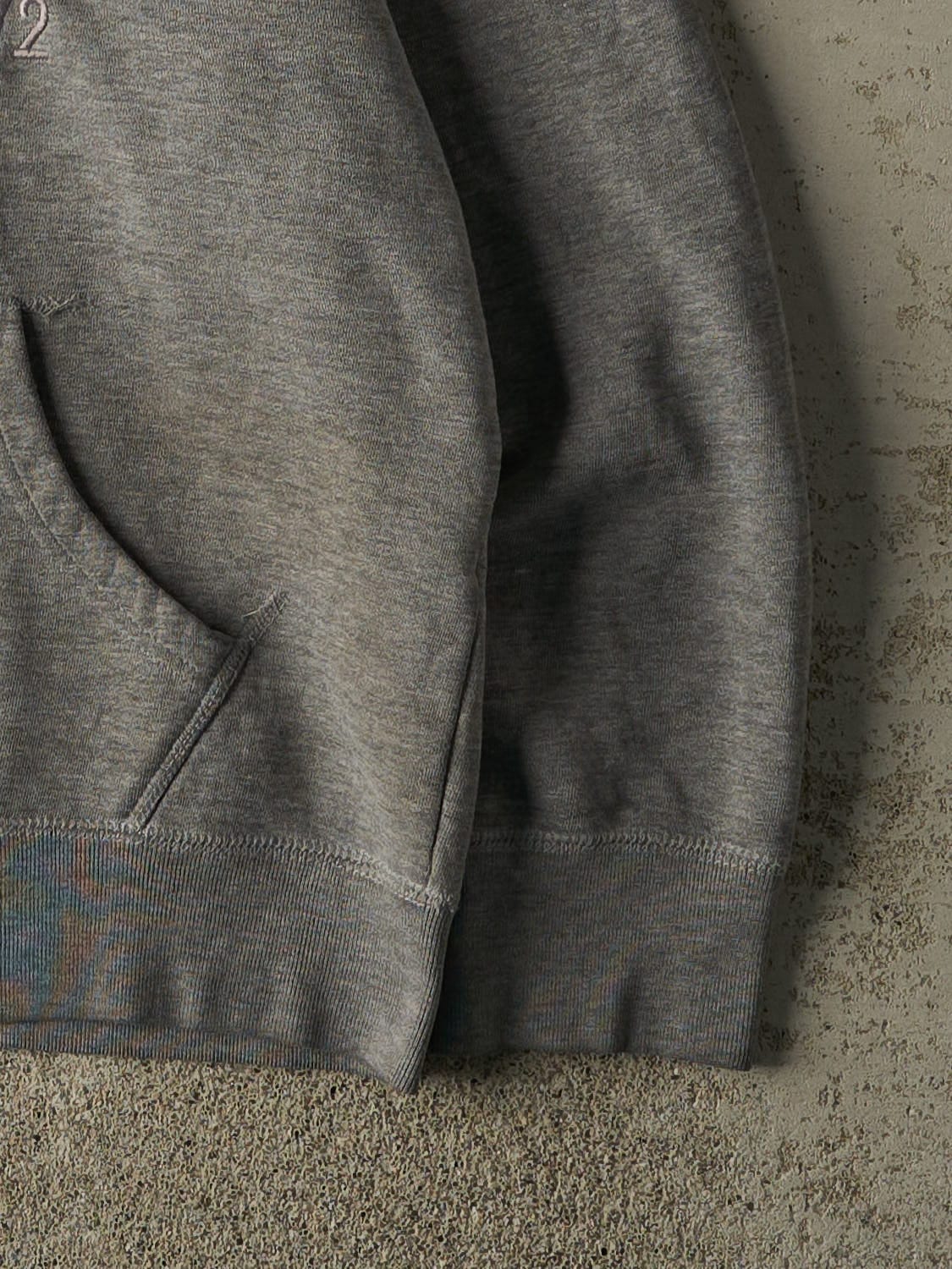 Vintage Y2K Grey Ecko Embroidered Zip Up Hoodie (M/L)