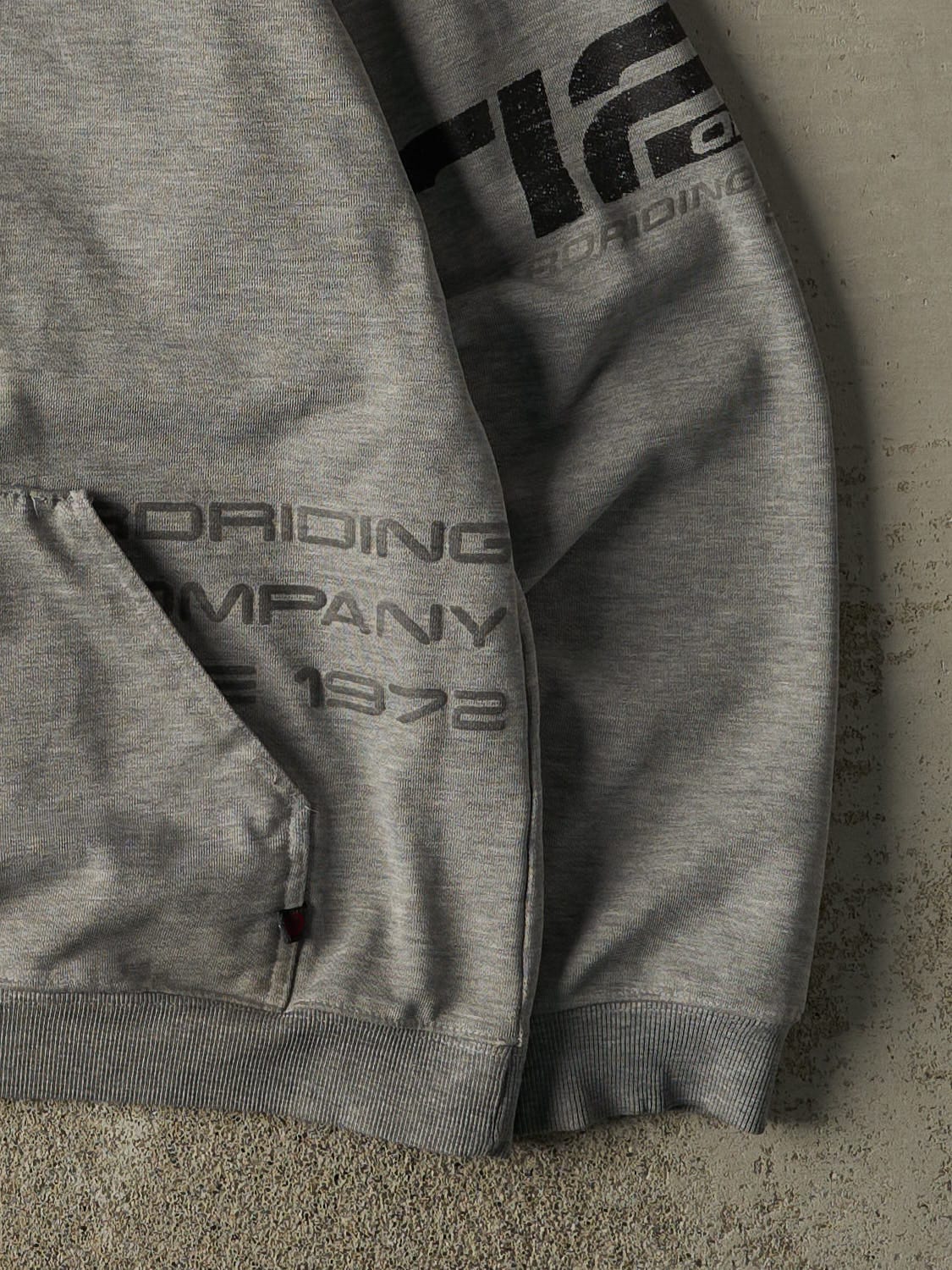 Vintage Y2K Grey Ocean Pacific Hoodie (L/XL)