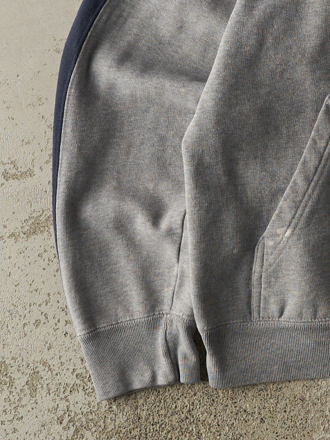 Vintage Y2K Grey & Navy Dallas Cowboys Embroidered Hoodie (S)