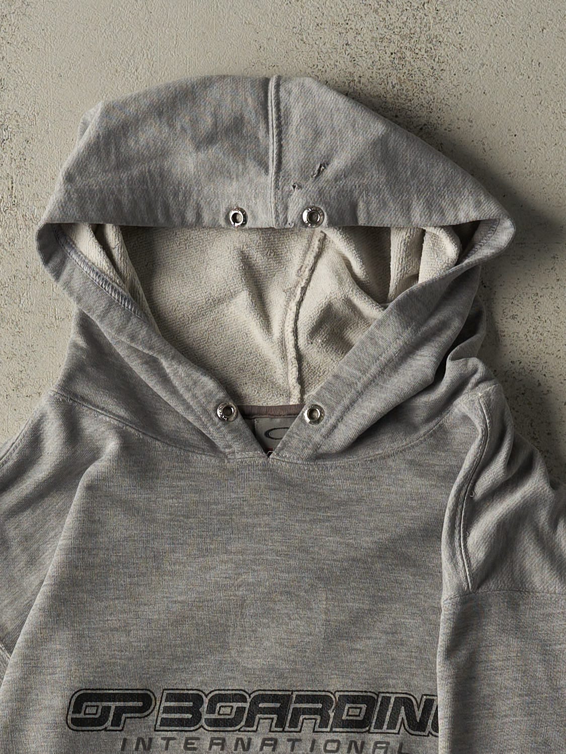 Vintage Y2K Grey Ocean Pacific Hoodie (M/L)