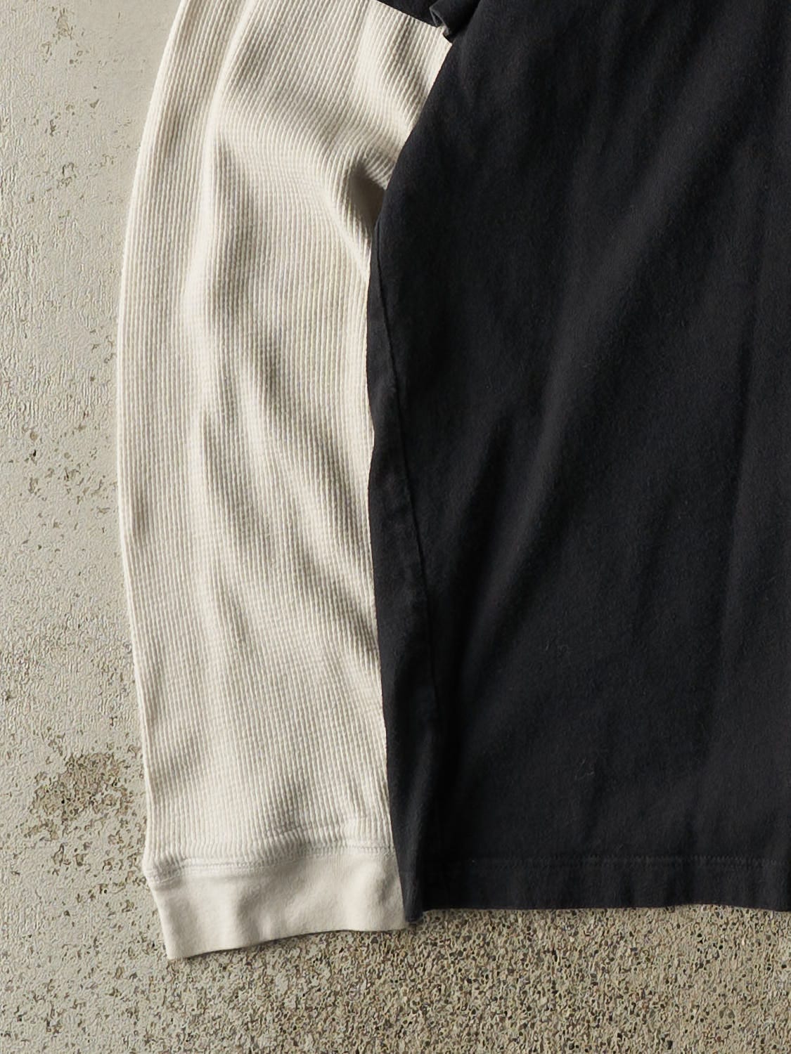 Vintage Y2K Faded Black Quiksilver Double Sleeve Long Sleeve (M/L)