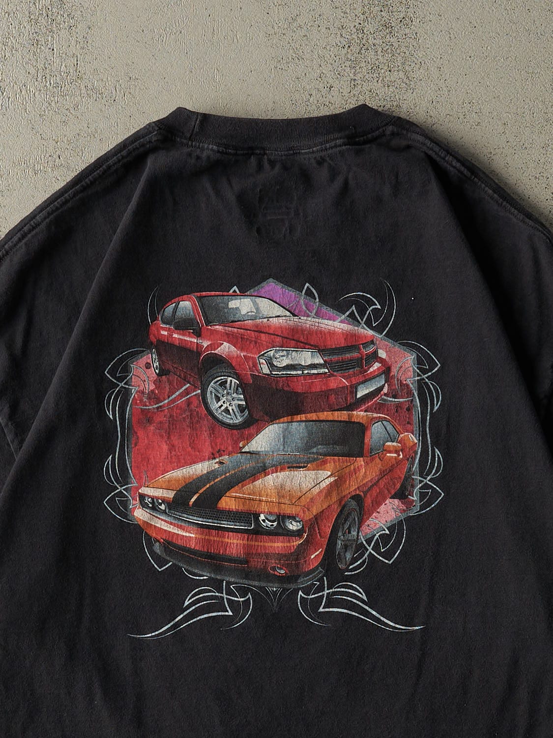 Vintage Y2K Black Cromax Racing Tee (XL)