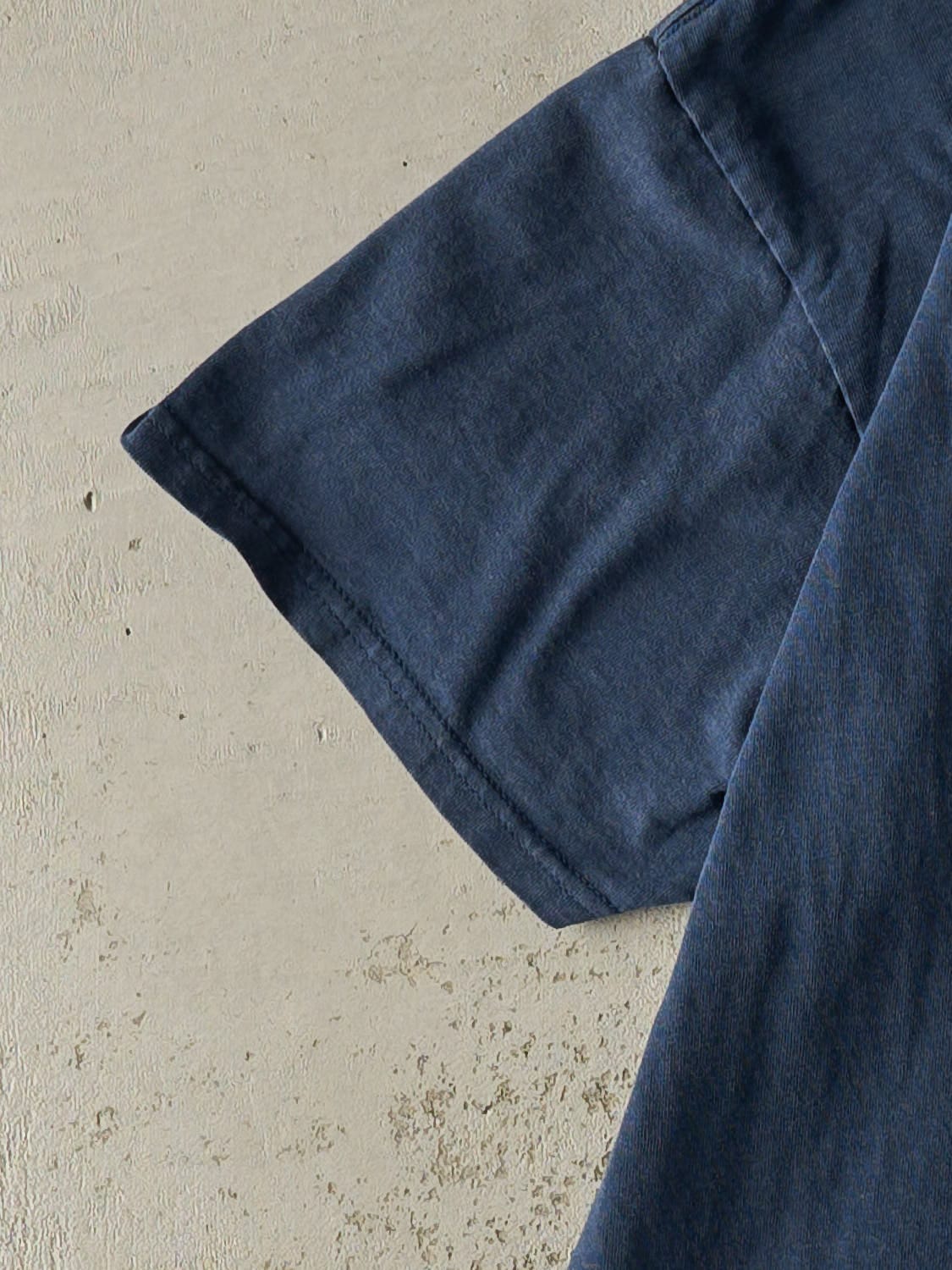 Vintage Y2K Blue Nautica Jeans Tee (L/XL)