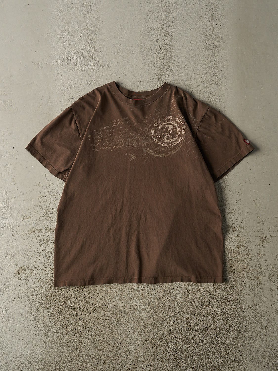 Vintage Y2K Brown Element Skateboards Tee (L/XL)
