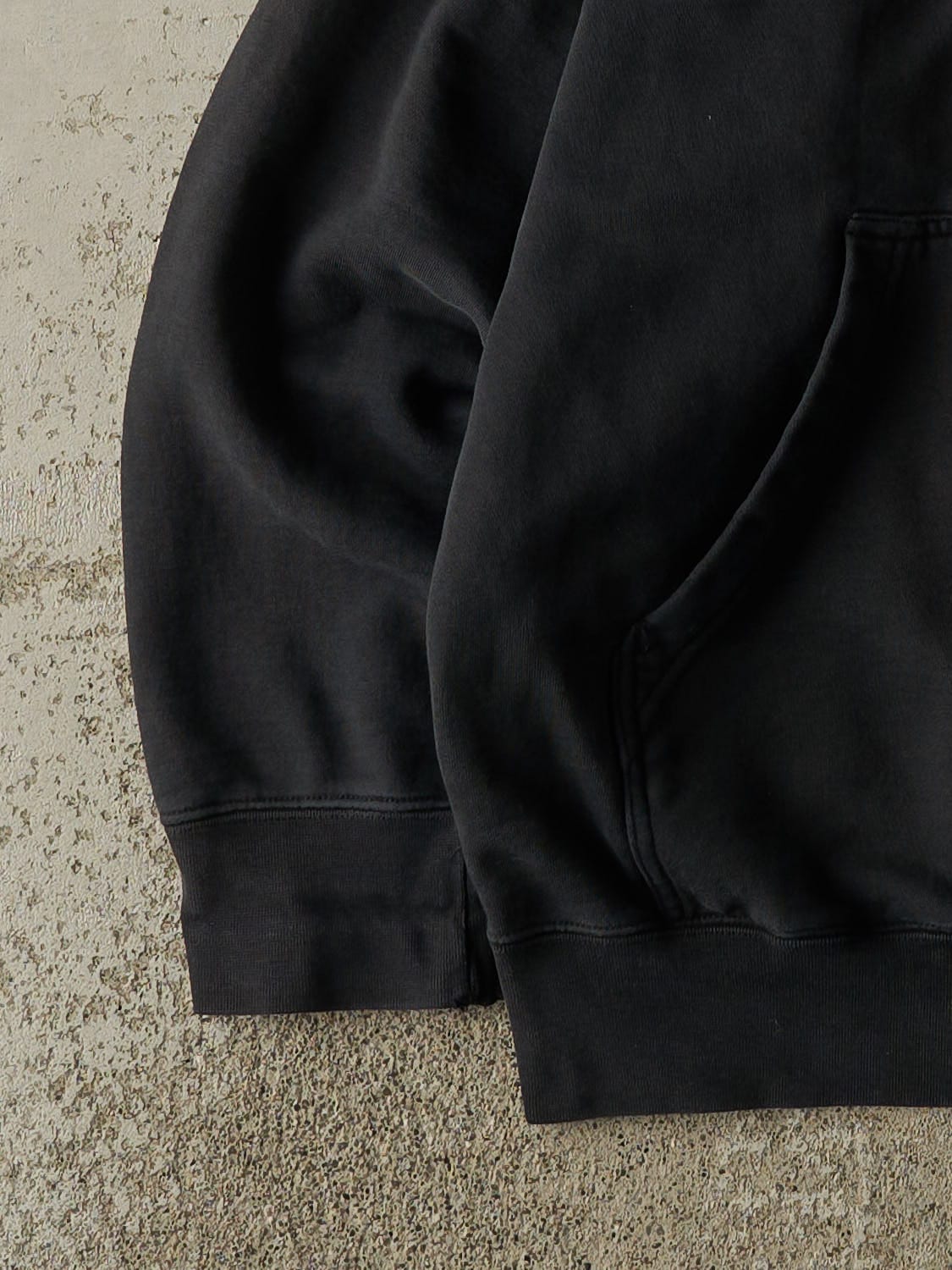 Vintage Y2K Faded Black Phat Farm Embroidered Zip Up Hoodie (M/L)