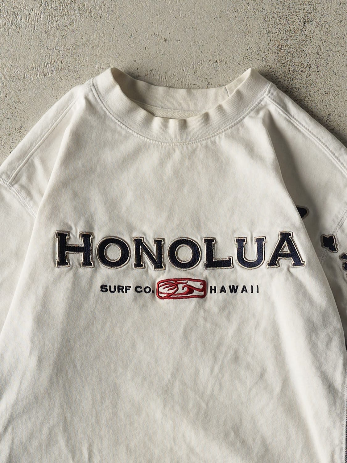 Vintage Y2K White Honolua Hawaii Long Sleeve (S/M)