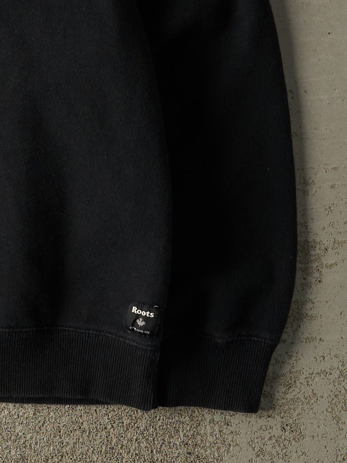 Vintage Y2K Black Roots Embroidered Crewneck (XL/XXL)