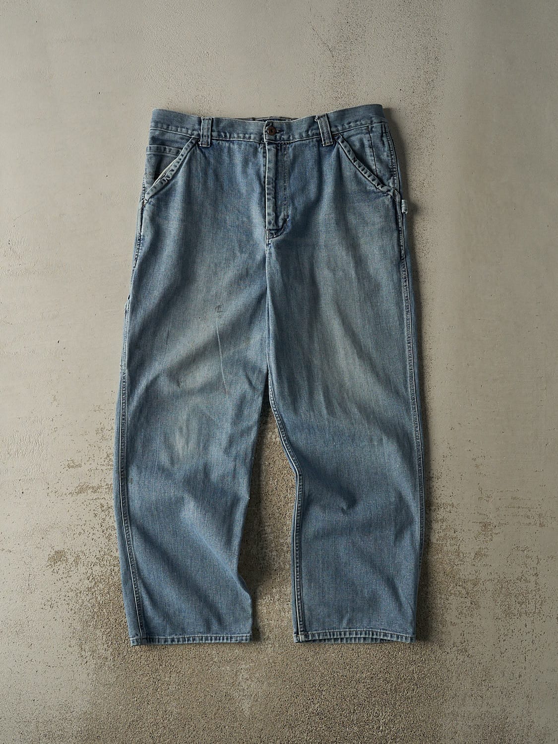 Vintage Y2K Light Wash Old Navy Carpenter Jeans (37x31)