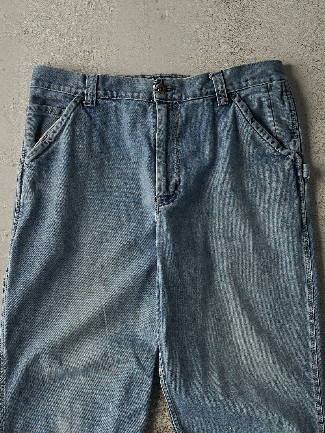 Vintage Y2K Light Wash Old Navy Carpenter Jeans (37x31)