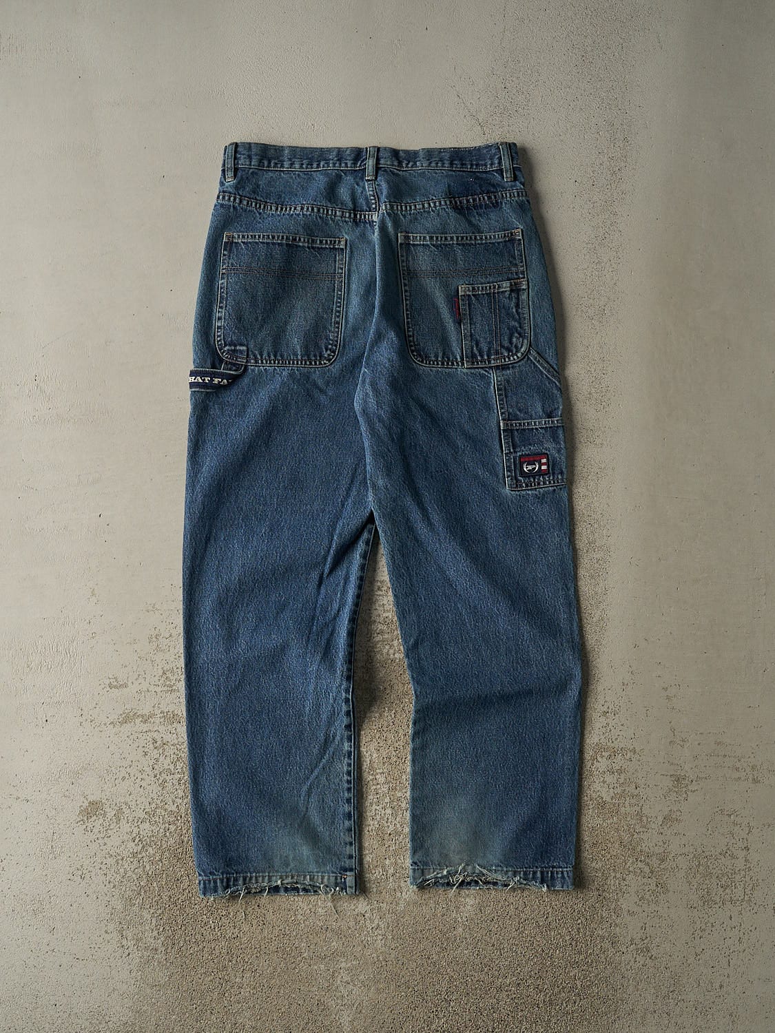 Vintage Y2K Dark Wash Phat Farm Carpenter Jeans (34x31)