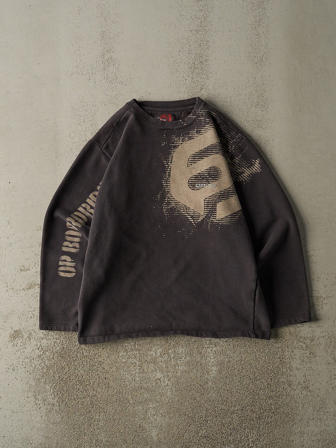 Vintage Y2K Faded Black Ocean Pacific Crewneck (M)