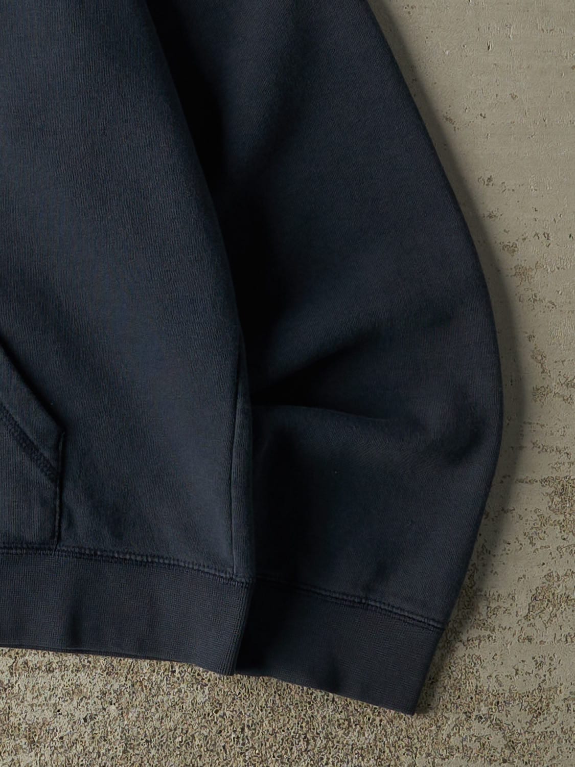 Vintage Y2K Navy Blue Nike Embroidered Zip Up Hoodie (XS/S)