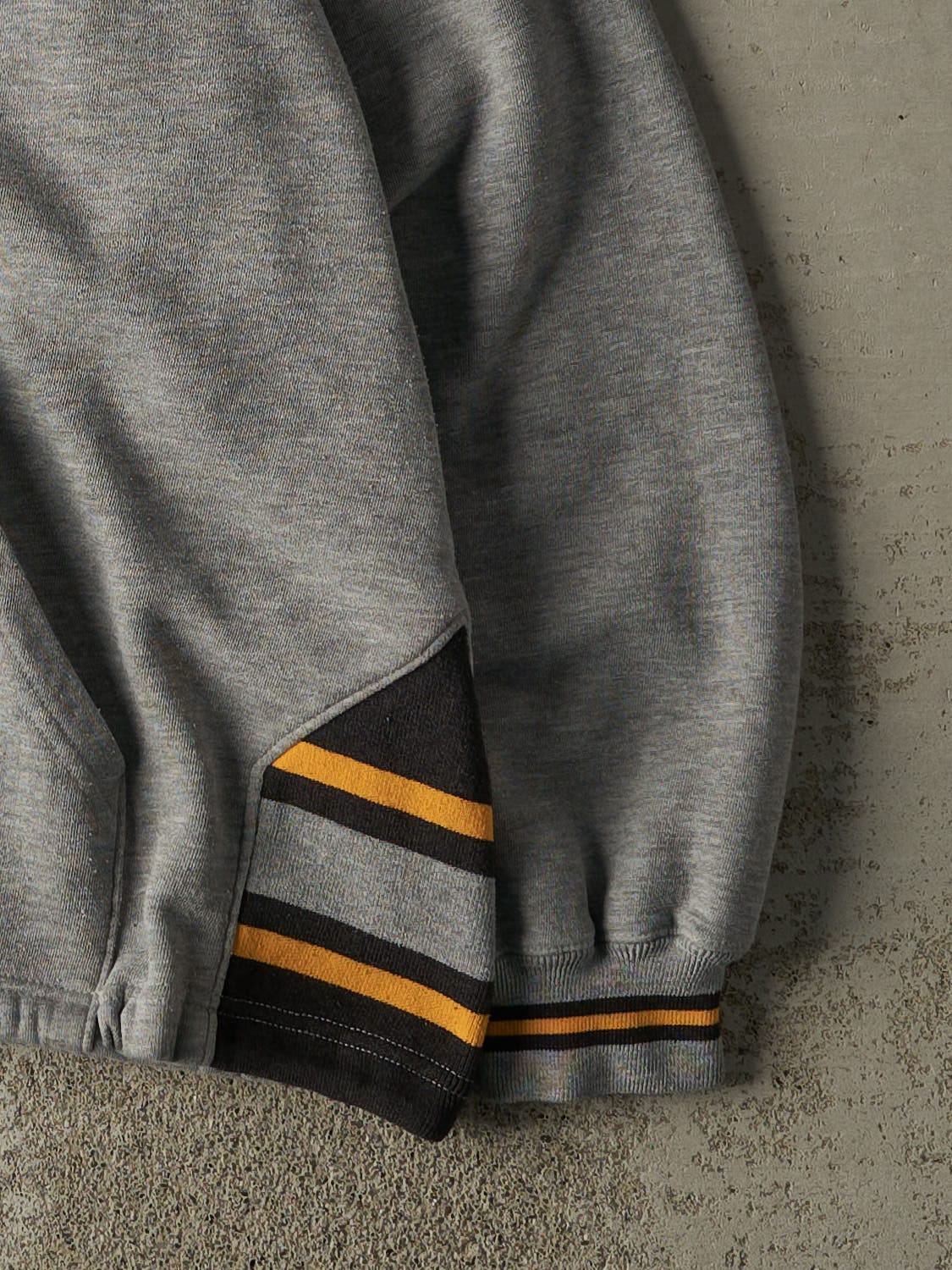 Vintage Y2K Grey Pittsburgh Steelers Quarter Zip Hoodie (XL/XXL)