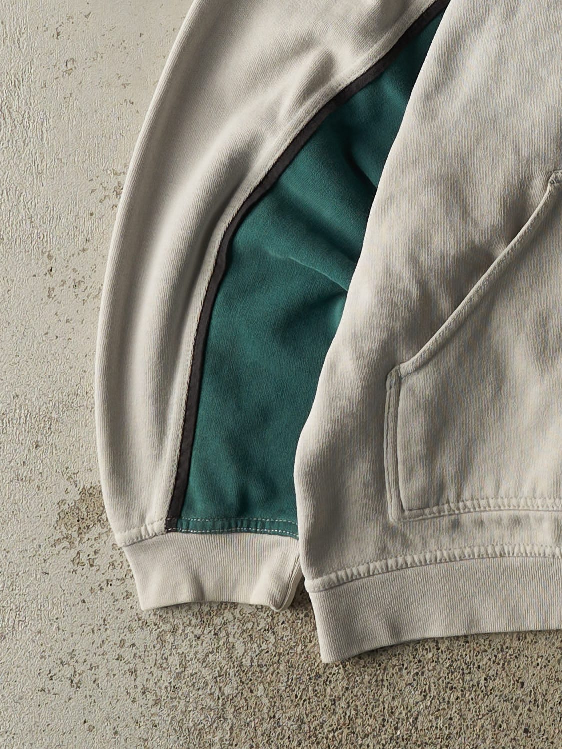 Vintage Y2K Beige & Green Philadelphia Eagles Hoodie (M/L)