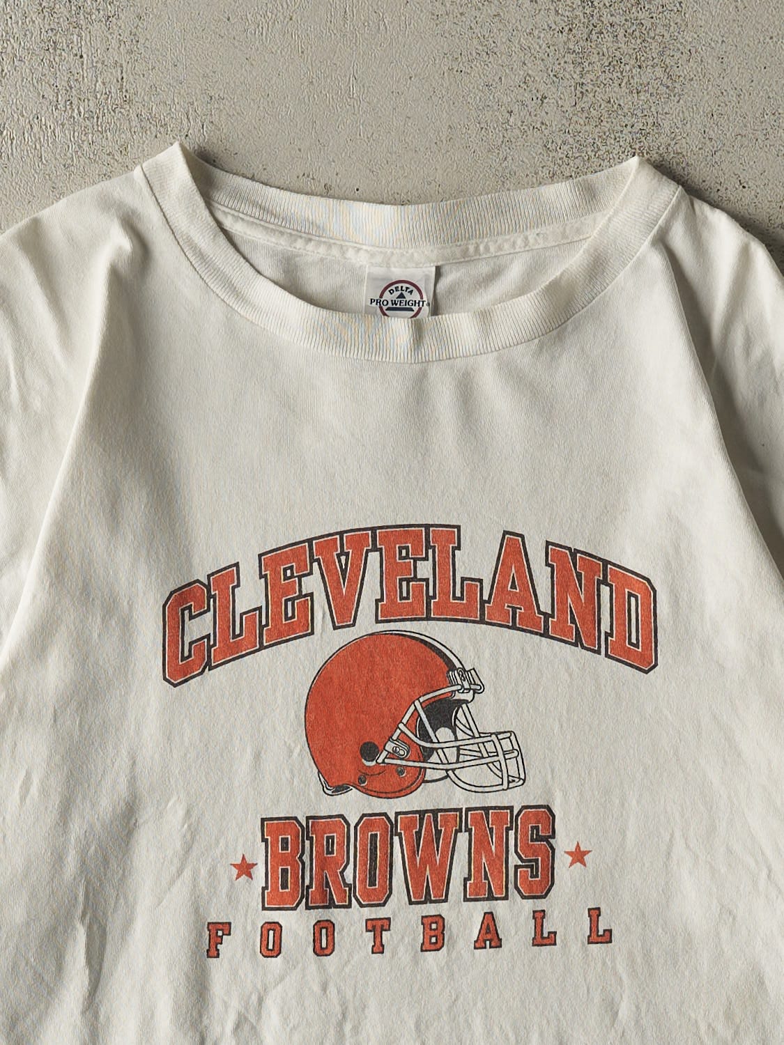 Vintage Y2K White Cleveland Browns Tee (L)