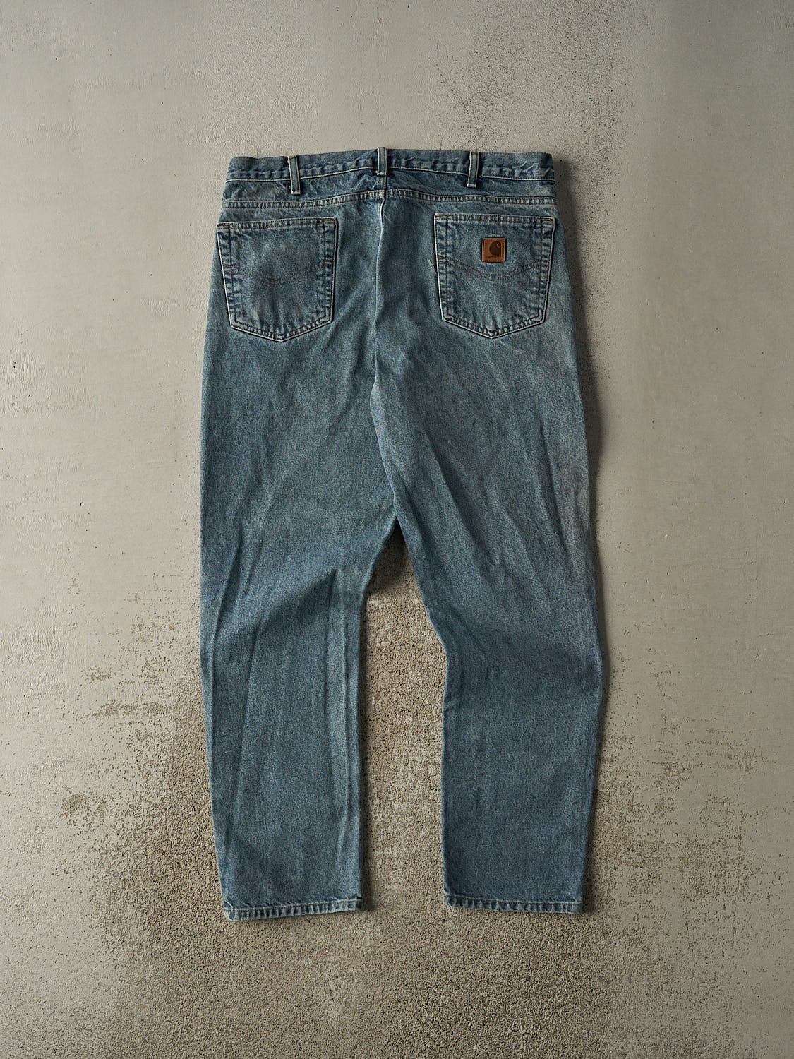 Vintage 90s Mid Wash Carhartt Jeans (37x32)