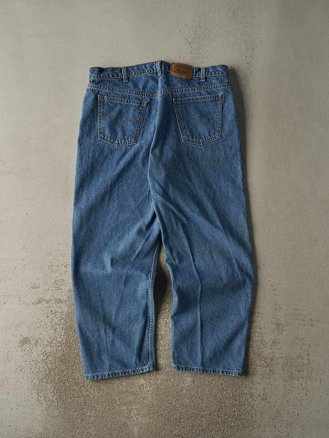 Vintage 80s Mid Wash Levi's Orange Tab 665 Jeans (37x30.5)