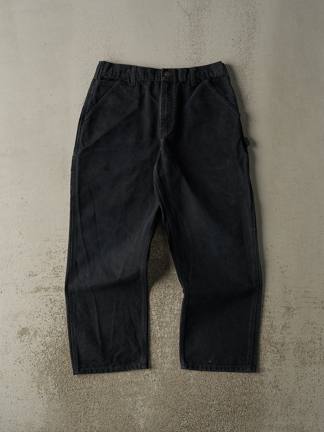 Vintage 90s Black Carhartt Carpenter Pants (32x28.5)