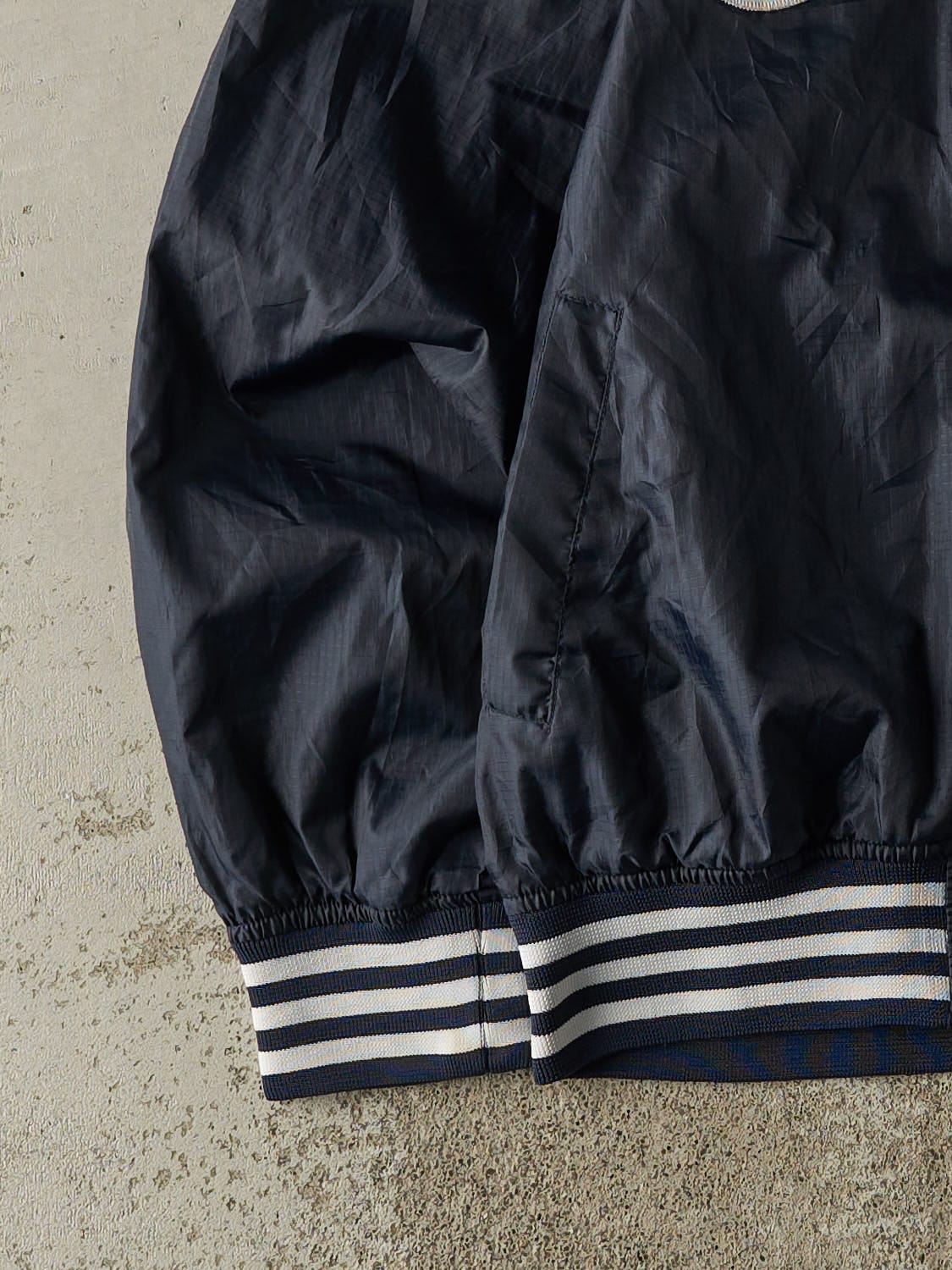 Vintage Y2K Navy Blue Avirex Windbreaker Jacket (XL)