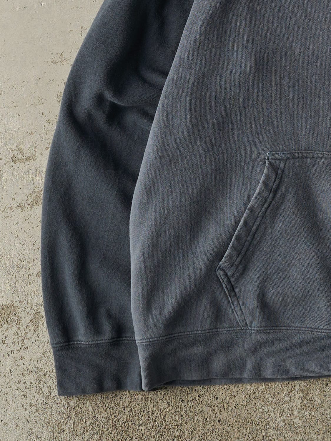 Vintage Y2K Slate Blue Fox Racing Zip Up Hoodie (XL/XXL)