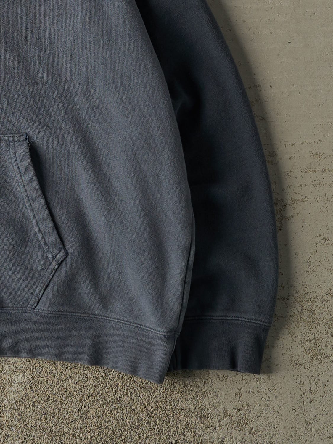Vintage Y2K Slate Blue Fox Racing Zip Up Hoodie (XL/XXL)