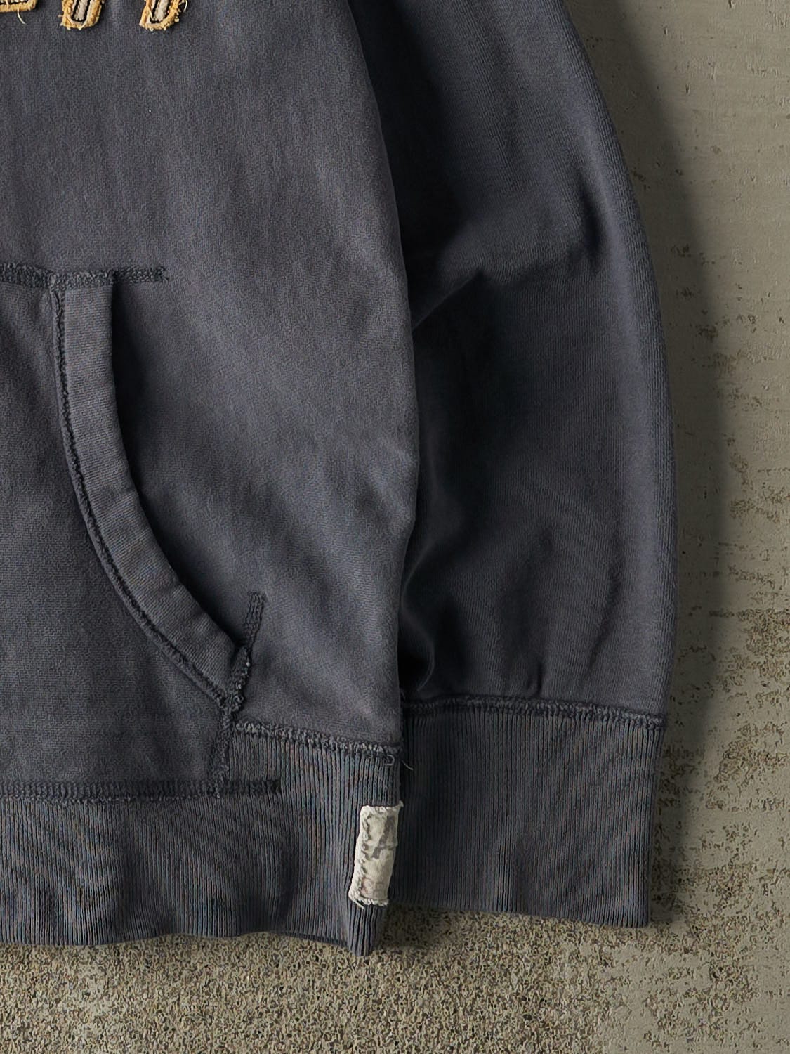 Vintage Y2K Sun Faded Navy American Eagle Quarter Zip Hoodie (M)