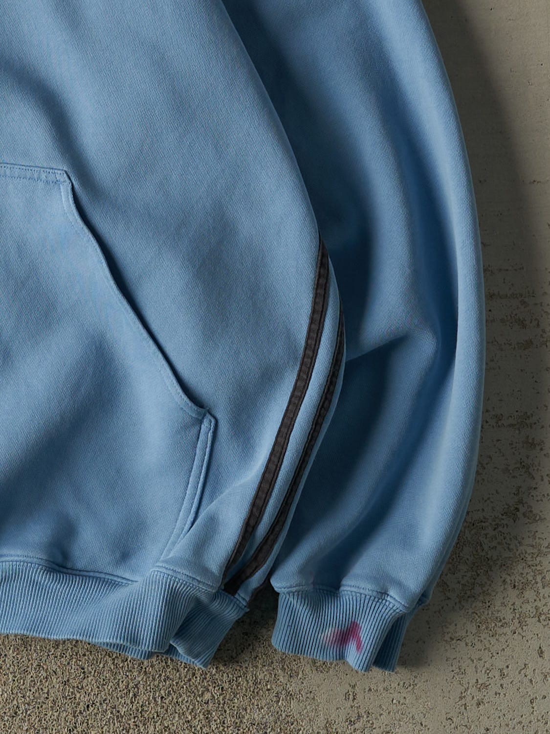 Vintage Y2K Baby Blue Adidas Embroidered Hoodie (XXL/XXXL)