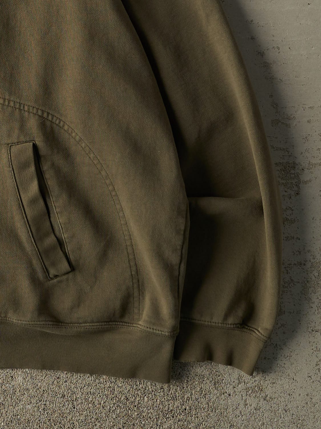 Vintage Y2K Green Chaps Denim Embroidered Zip Up Hoodie (L/XL)