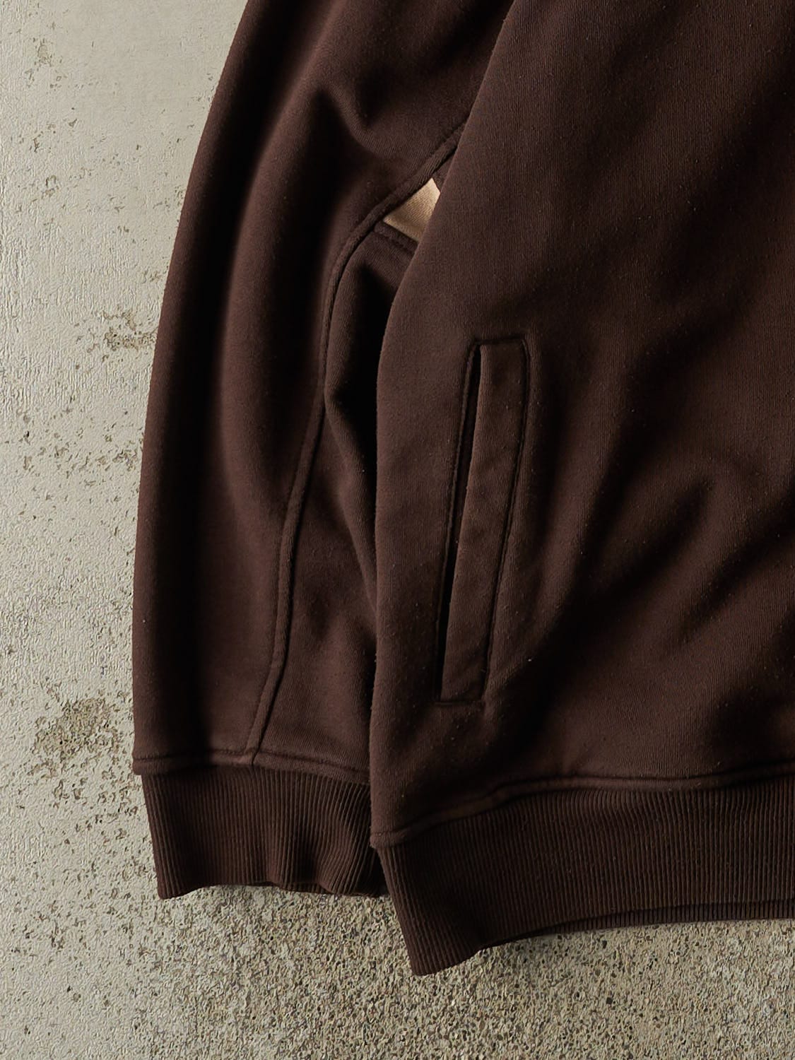 Vintage Y2K Brown Southpole Embroidered Zip Up Hoodie (XXL)