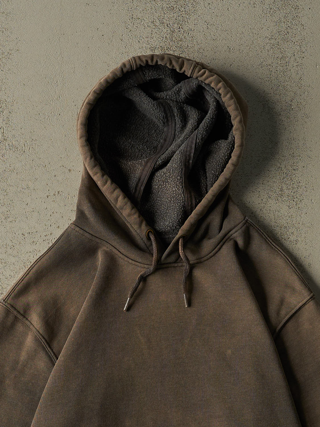 Vintage Y2K Sun Faded Grey Carhartt Hoodie (L/XL)
