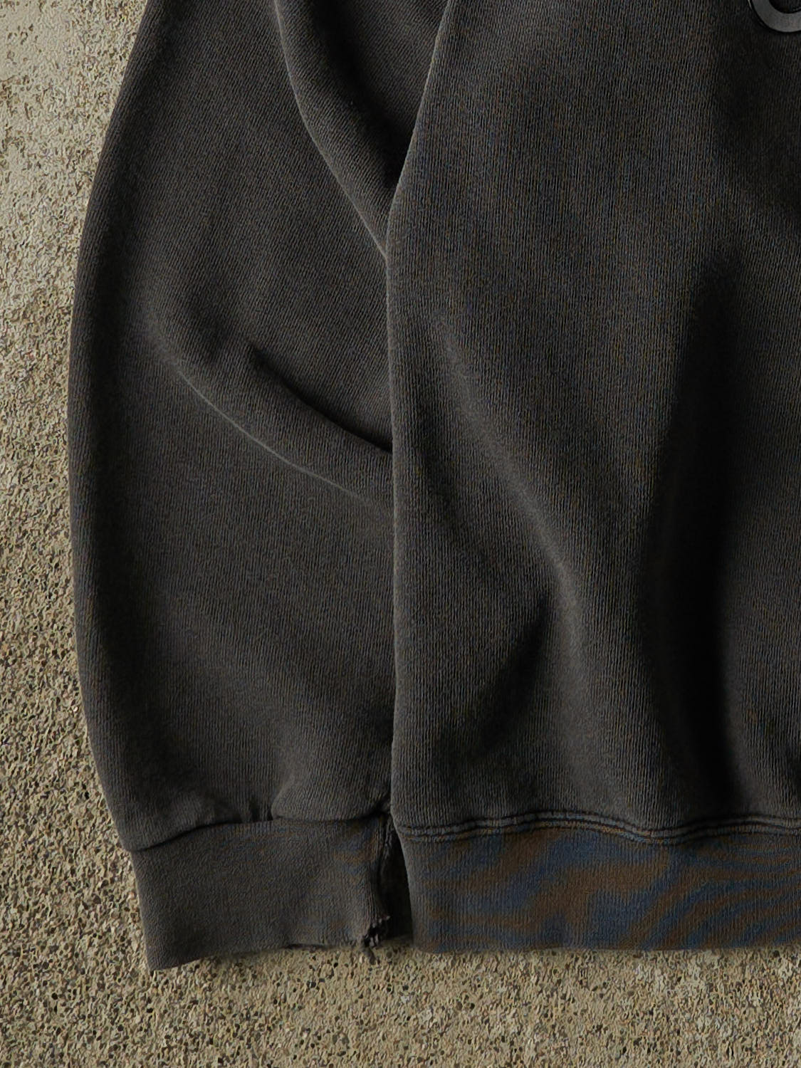 Vintage 90s Charcoal Grey Adidas Logo Crewneck (XS/S)