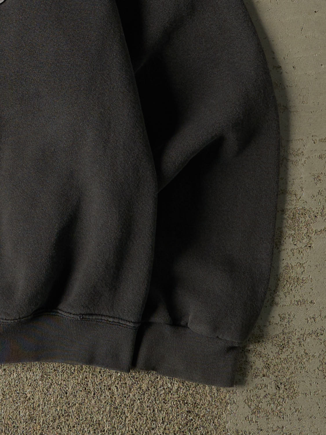 Vintage 90s Charcoal Grey Adidas Logo Crewneck (XS/S)