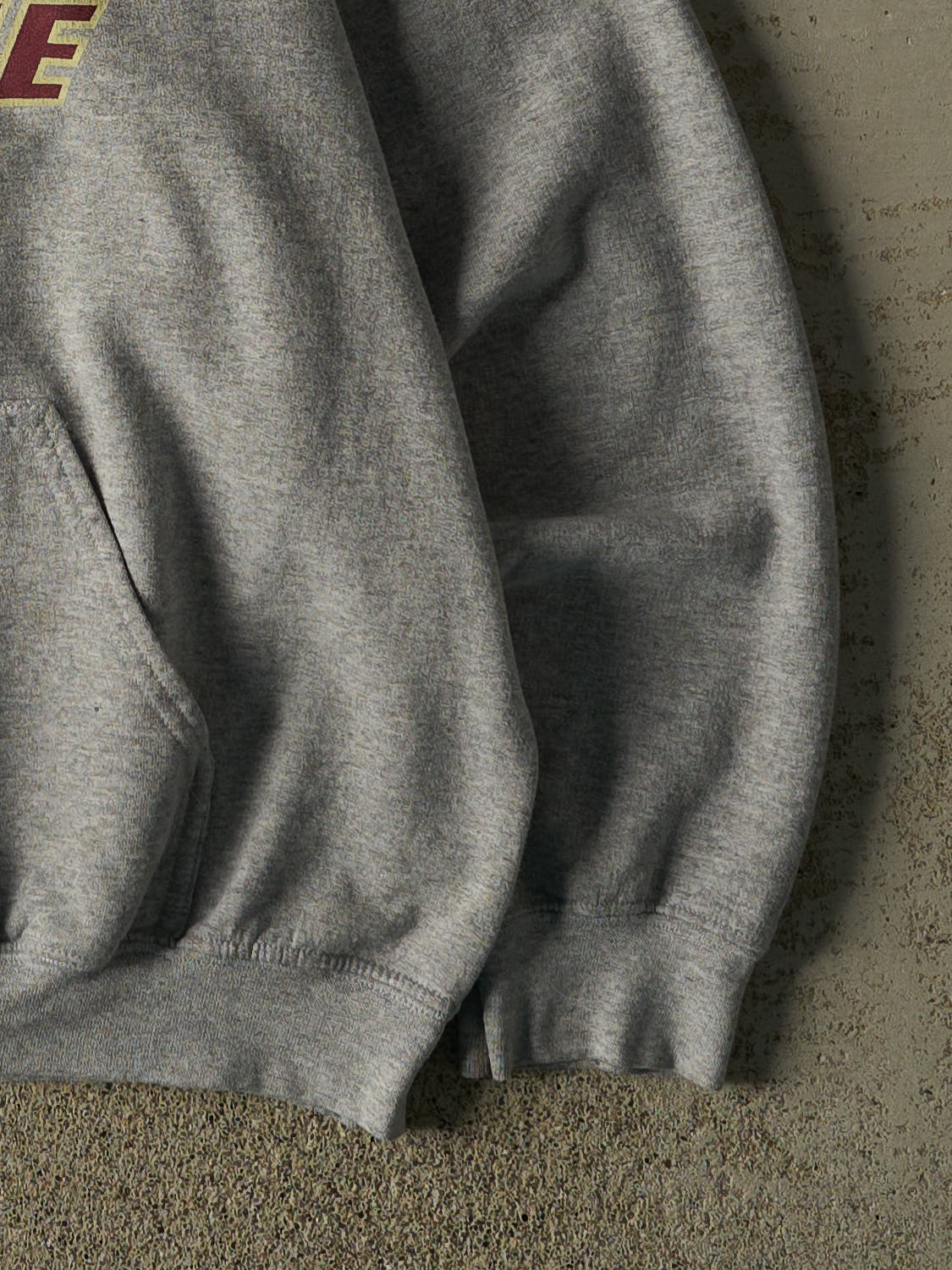 Vintage 90s Grey Boston College Hoodie (L)