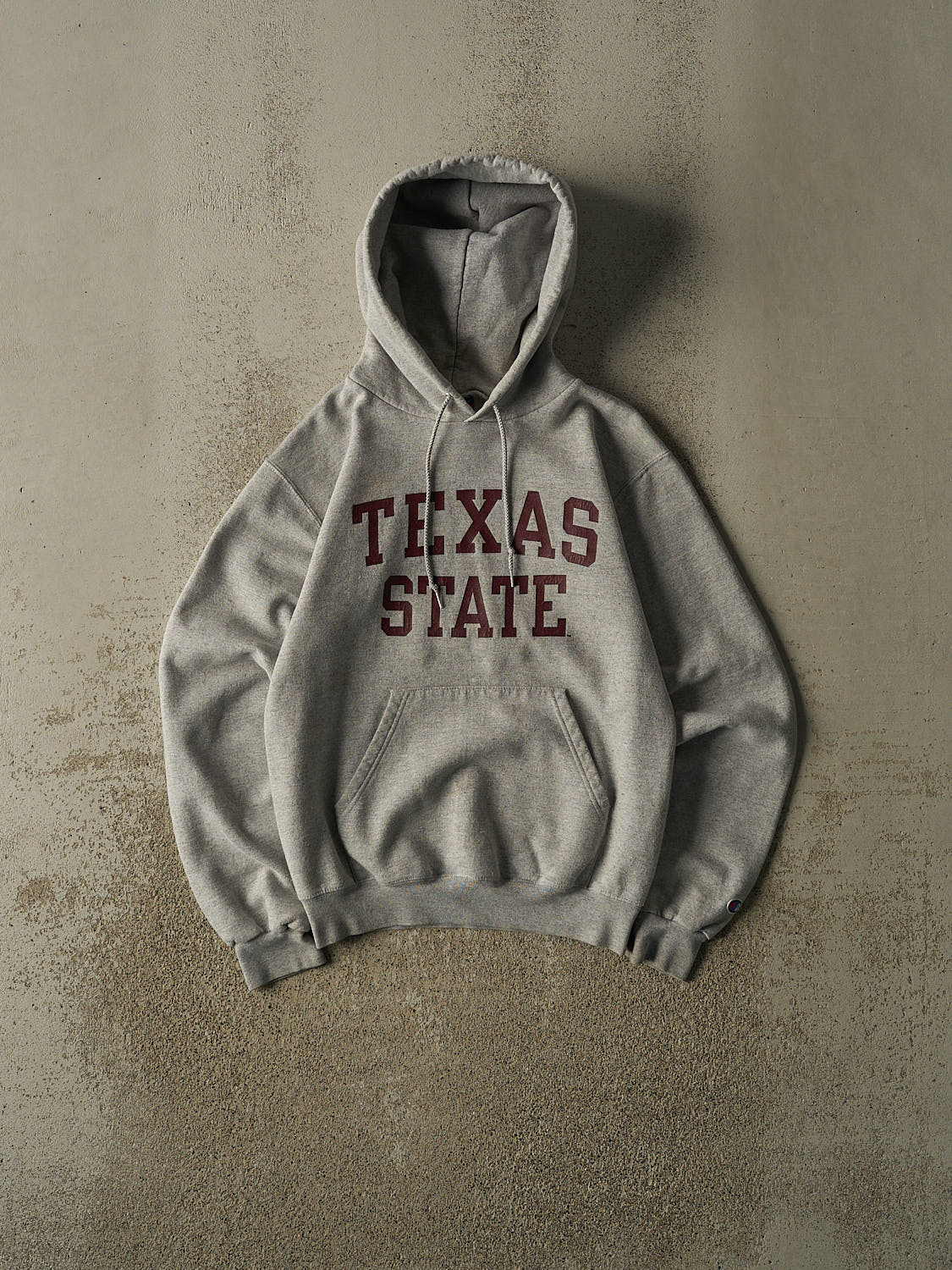 Vintage 90s Grey Texas State University Hoodie (XS)